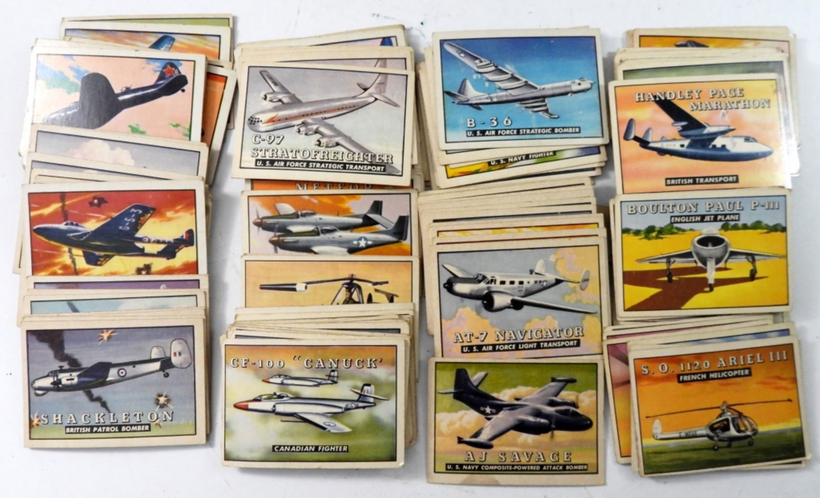 (127 )1952 TOPPS WINGS FRIEND OR FOE CARDS (1 of 2)