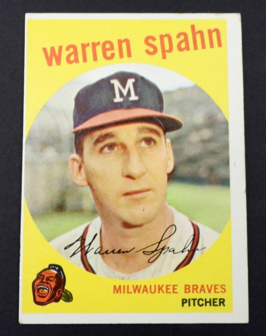 1959 TOPPS #40  WARREN SPAHN VG/EX (1 of 2)