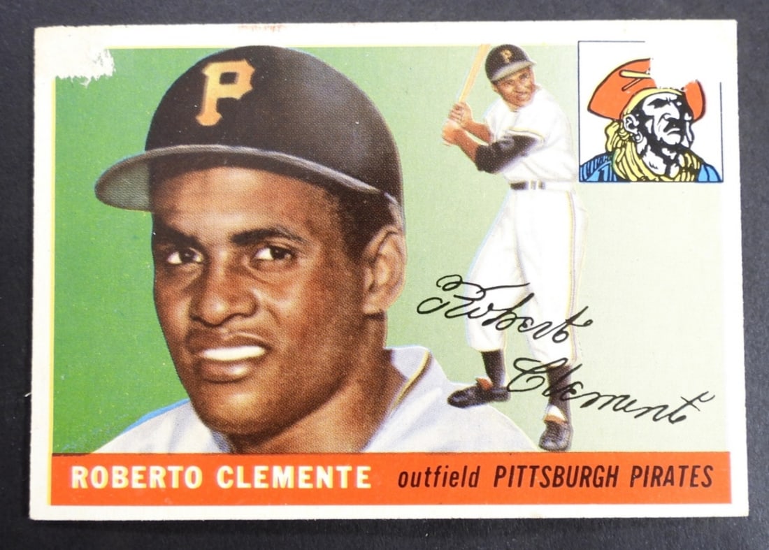 1955 TOPPS #164 ROBERTO CLEMENTE ROOKIE (1 of 2)