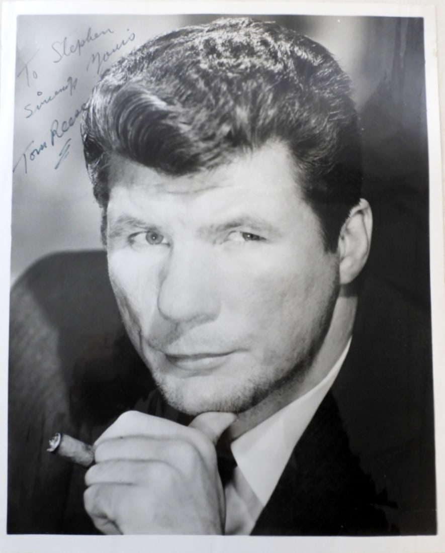 VINTAGE TOM REESE AUTOGRAPH PIC & LETTER (1 of 2)