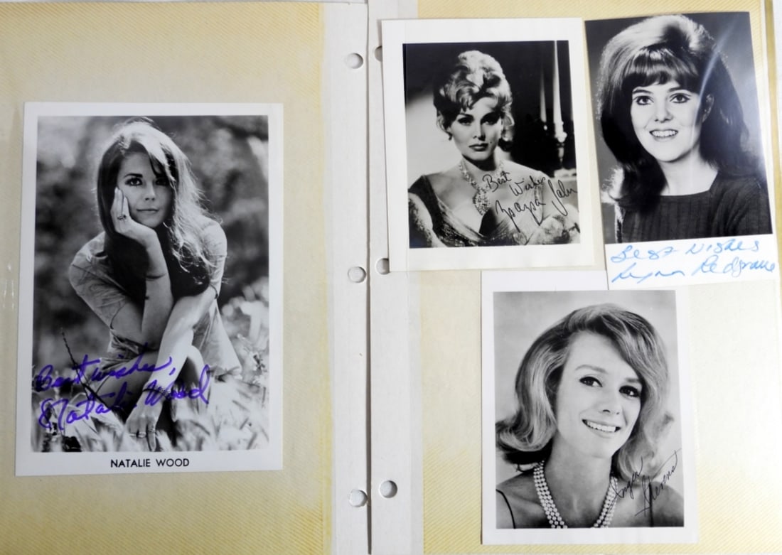 (4) BLACK & WHITE AUTOGRAPH PHOTOS & MORE (1 of 2)