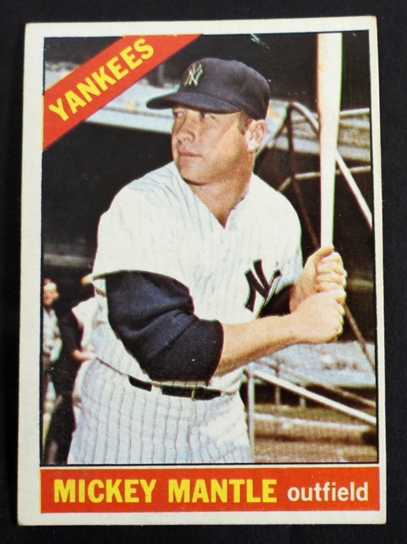 1966 TOPPS #50 MICKEY MANTLE (1 of 2)