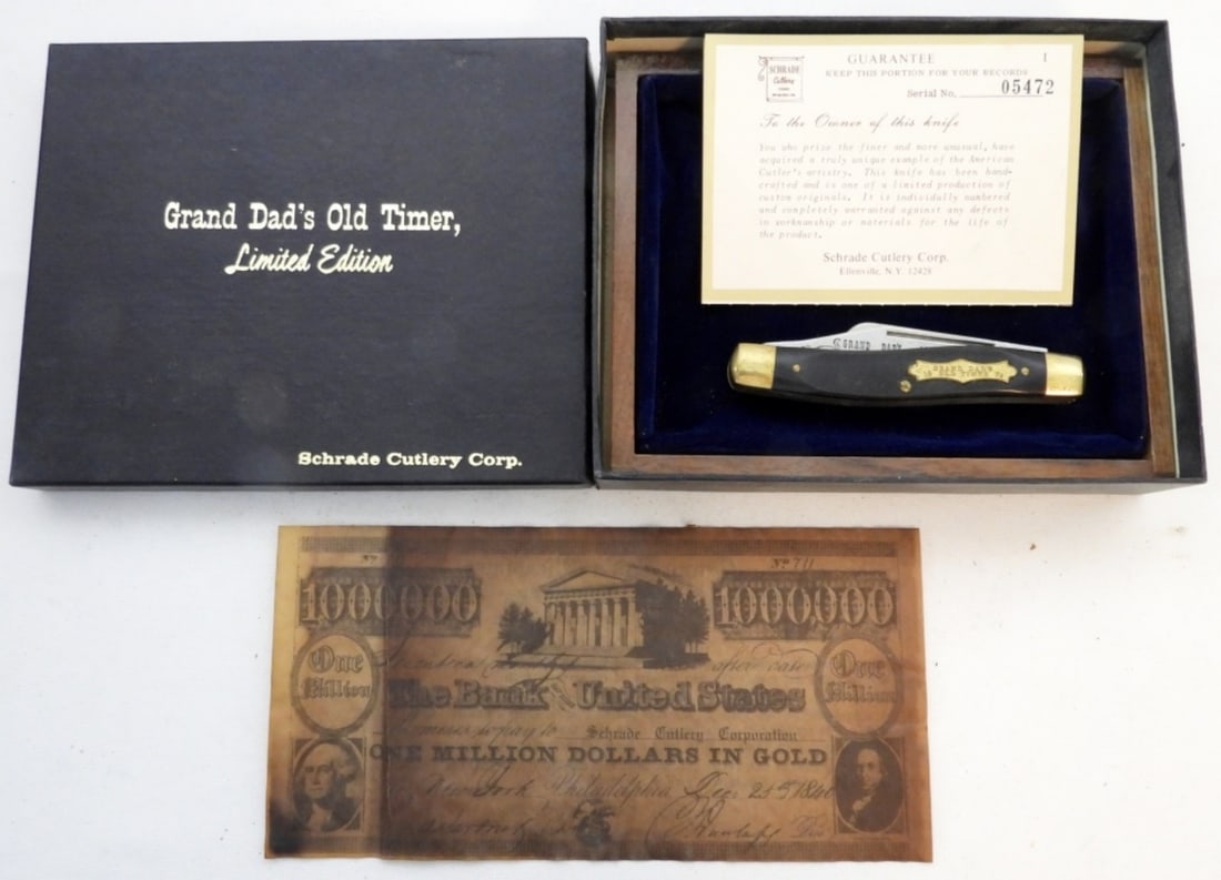 SCHRADE GRAND DAD'S OLD TIMER KNIFE (1 of 4)