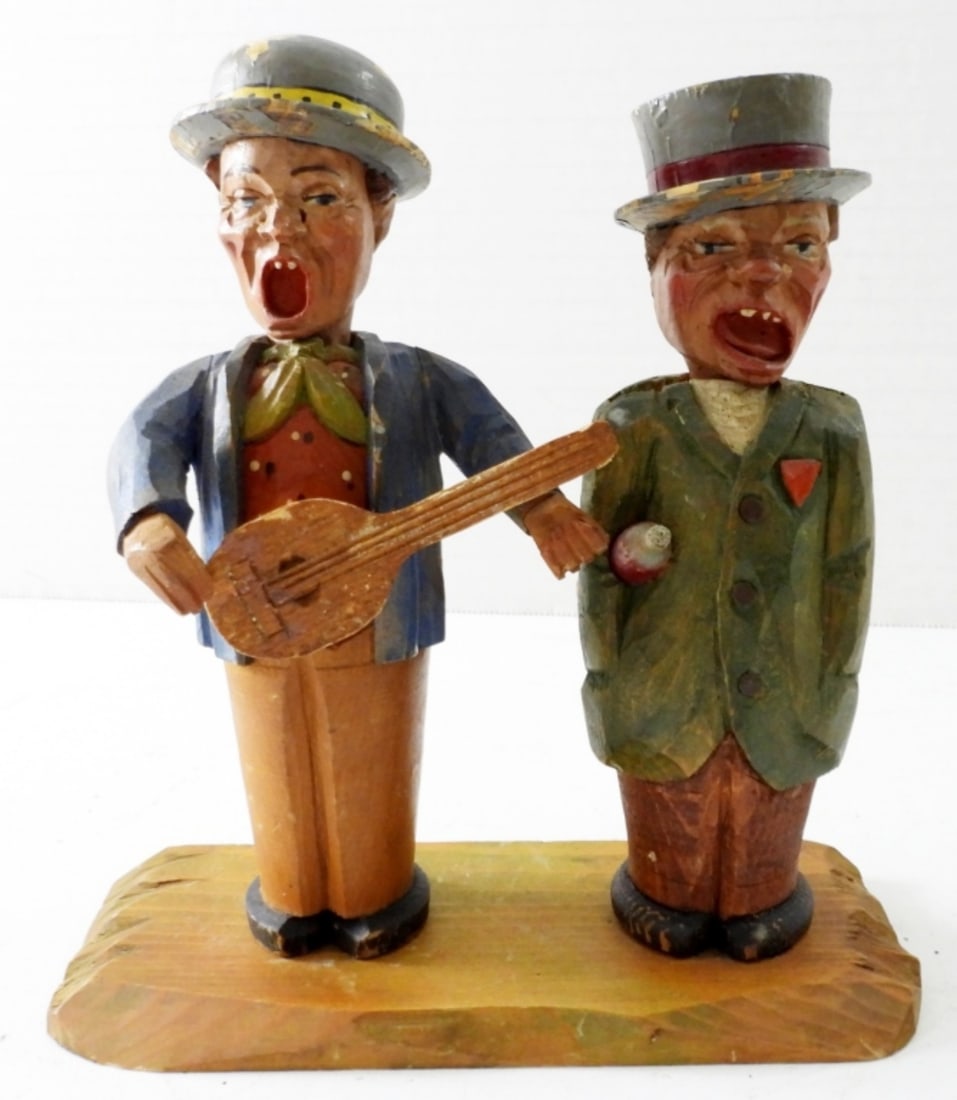 VINTAGE ANRI WOODEN BAR SET (1 of 3)