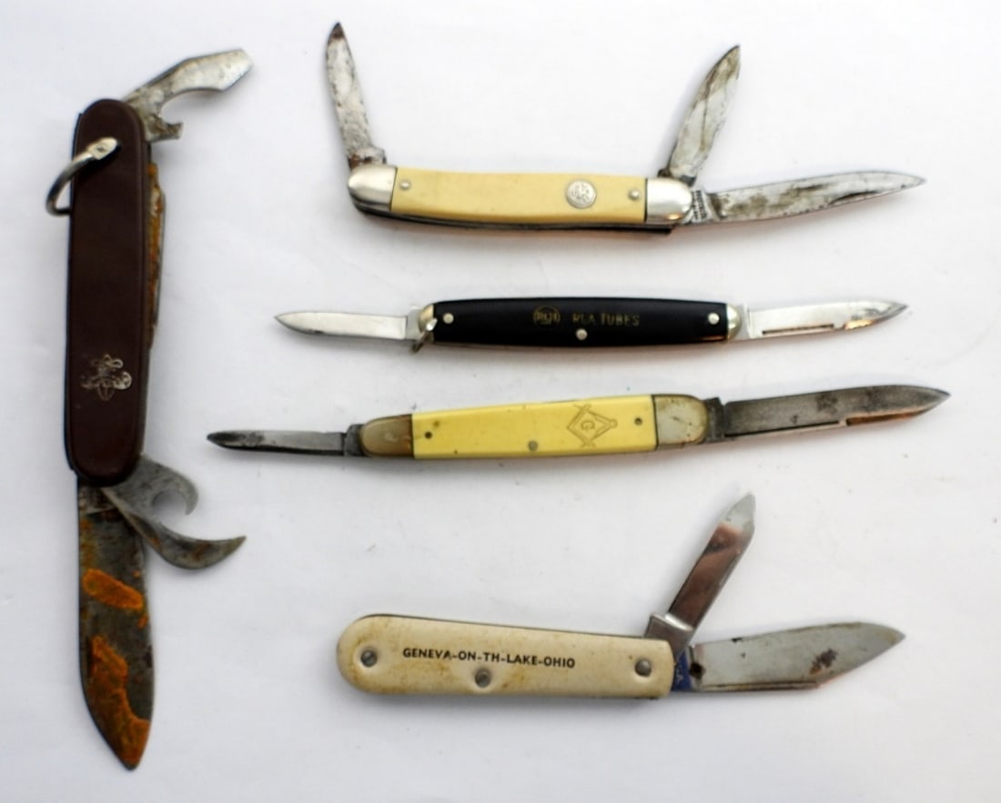 (5) VARIOUS KNIVES - GIRL SCOUT, MASONIC (1 of 2)