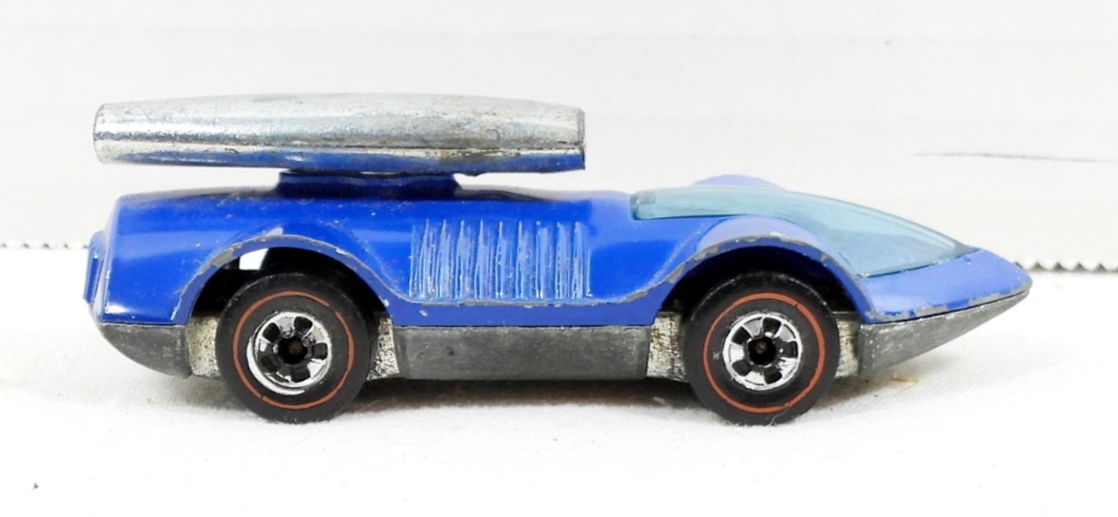 70' HOT WHEELS REDLINE ROCKET-BYE-BABY: MATTEL INC, BLUE