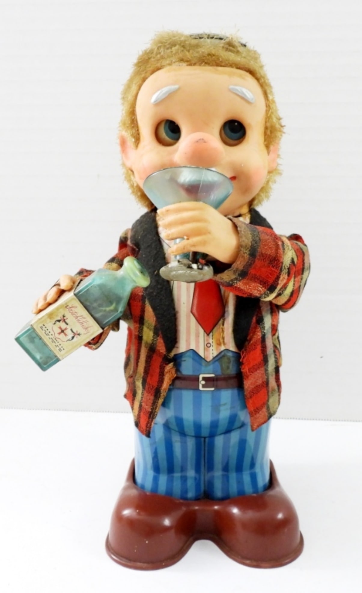 1960'S YONEZAWA BLUSHING WILLY TOY: BATTERY OPERATED NOT TESTED IN FAIR CONDITION