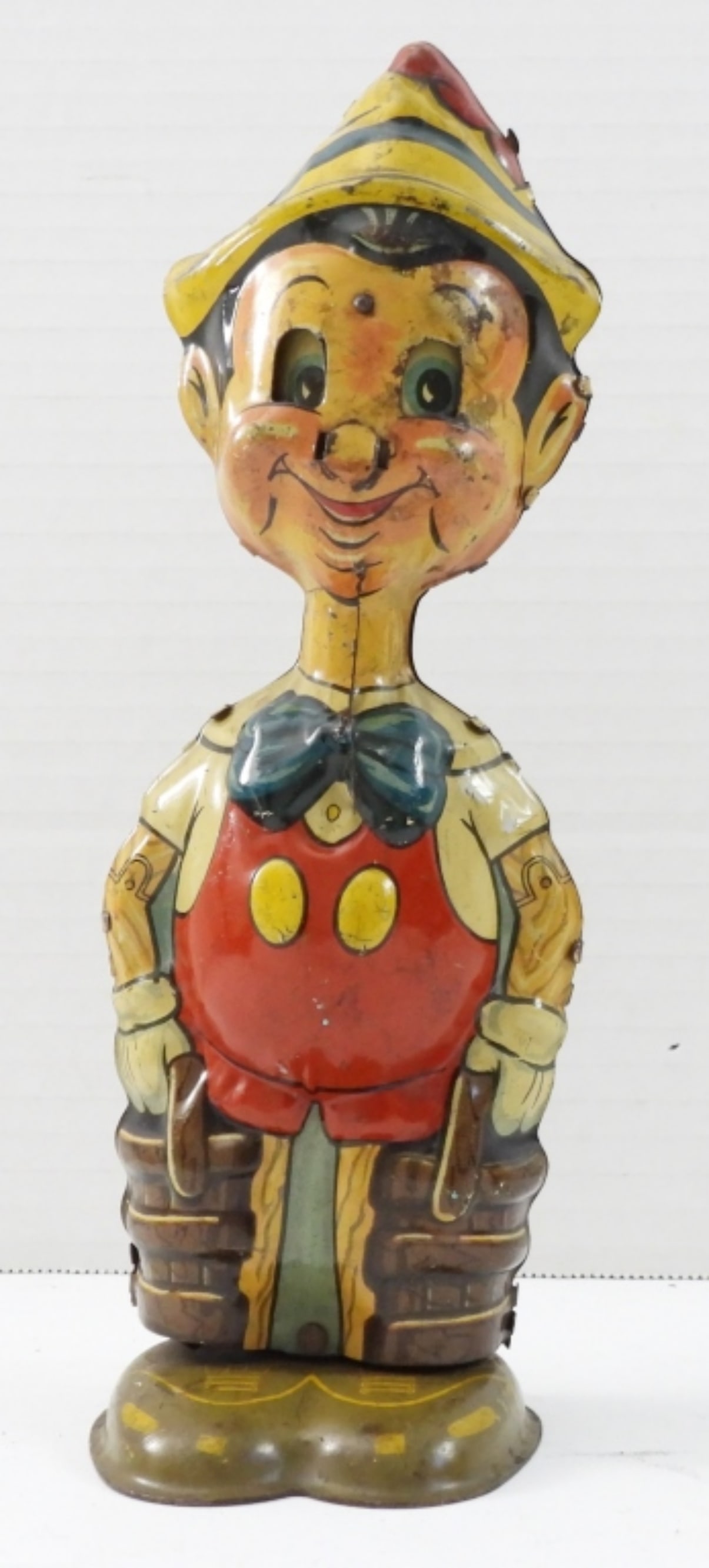VINTAGE 1939 MARX WIND UP PINOCCHIO: FAIR CONDITION IS MISSING HIS NOSE