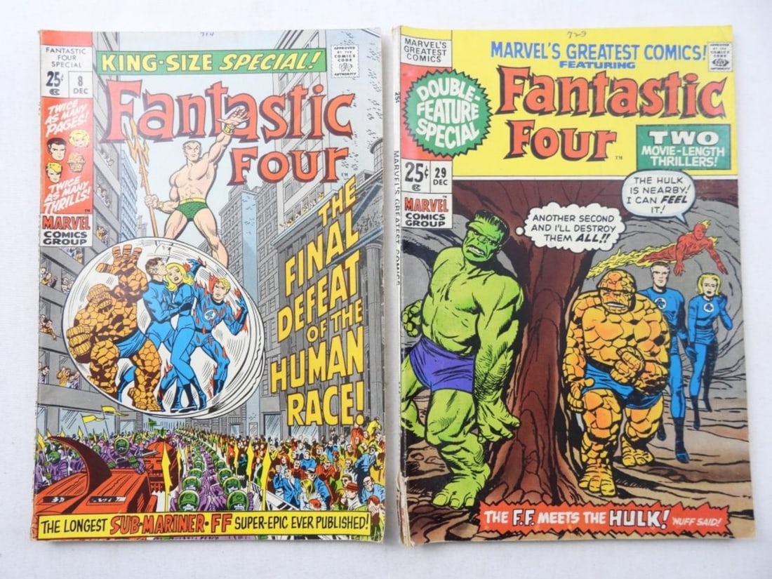 (2) FANTASTIC FOUR MARVEL COMCIS (1 of 2)