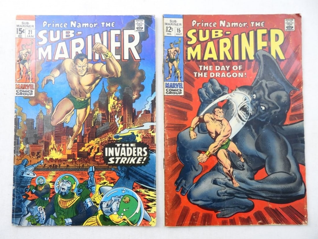 (2) SUB-MARINER MARVEL COMICS (1 of 2)