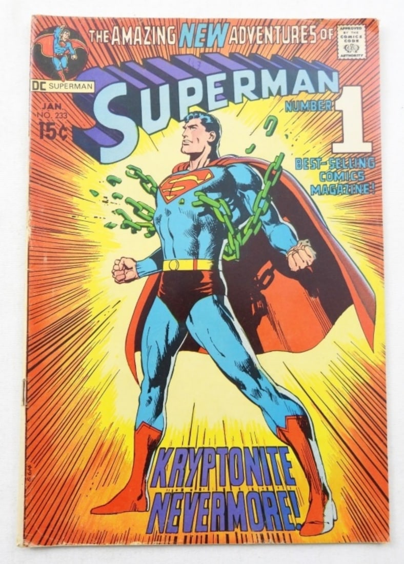 1971 SUPERMAN #233 DC COMIC (1 of 3)