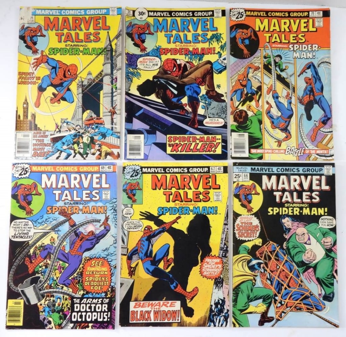 (6) MARVEL TALES SPIDER-MAN ISSUES (1 of 2)
