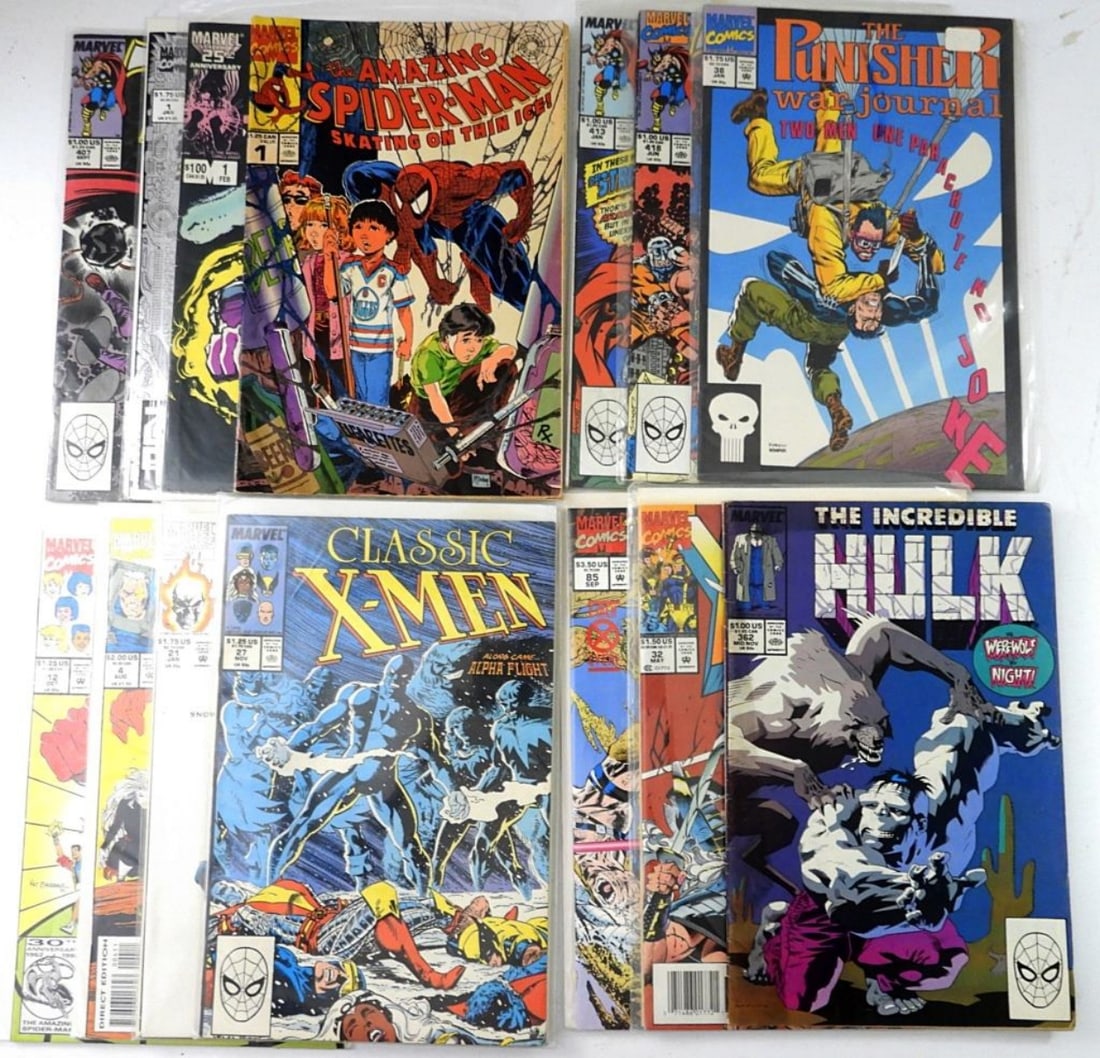 (14) VTG MARVEL COMIC MIXED LOT (1 of 2)