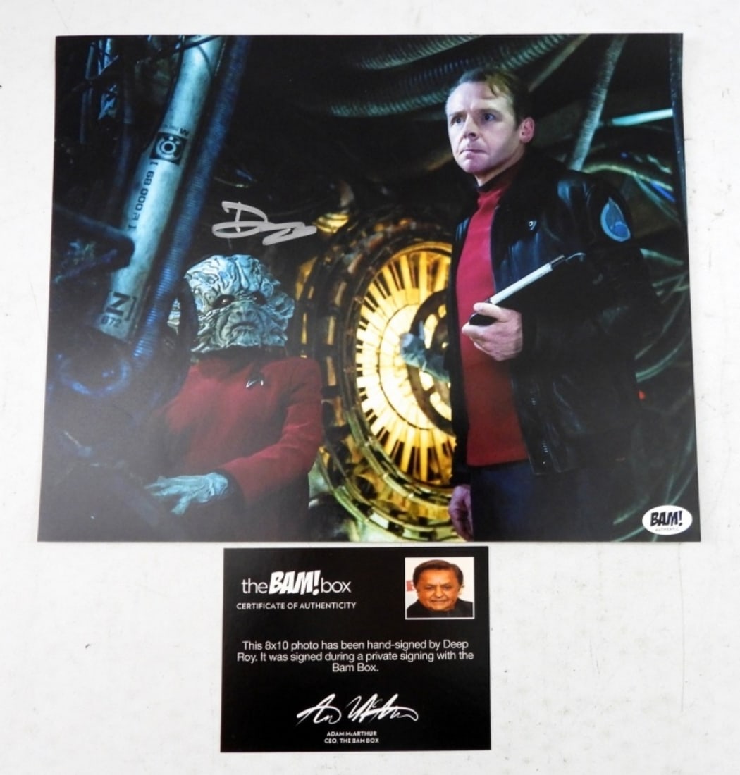 STAR TREK 8x10 SIGNED BY DEEP ROY & COA (1 of 2)