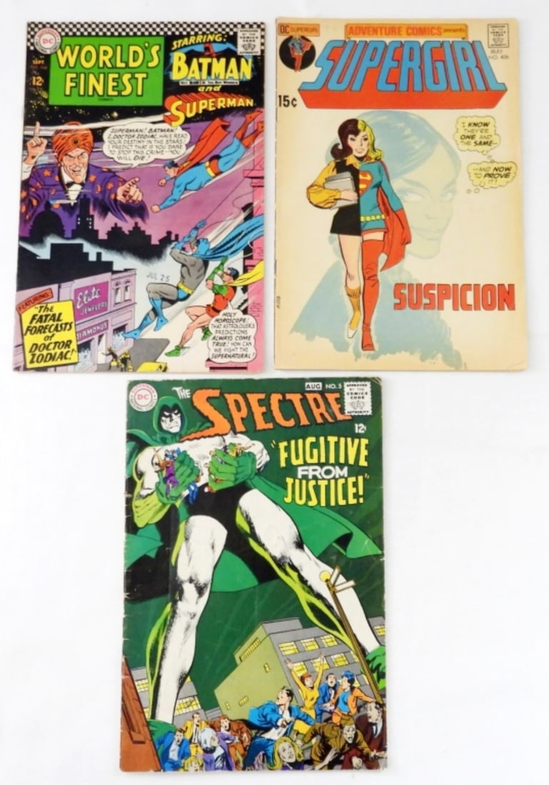 (3) DC COMICS: SUPERGIRL, THE SPECTRE & (1 of 2)