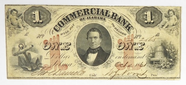 COMMERCIAL BANK, SELMA, AL $1 NOTE