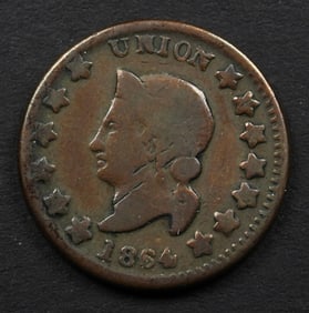 1864 THE UNION CIVIL WAR TOKEN