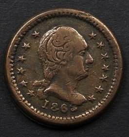 1863 UNION FOR EVER CIVIL WAR TOKEN
