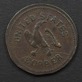 TRADESMENs CURRENCY GOOD FOR ONE CENT