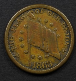 1863 THE FLAG OF OUR NATION TOKEN