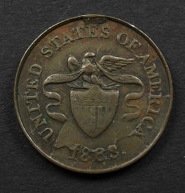 1863 CIVIL WAR TOKEN - ONE CENT