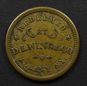 UNION & LIBERTY STORE TOKEN ALBANY NY