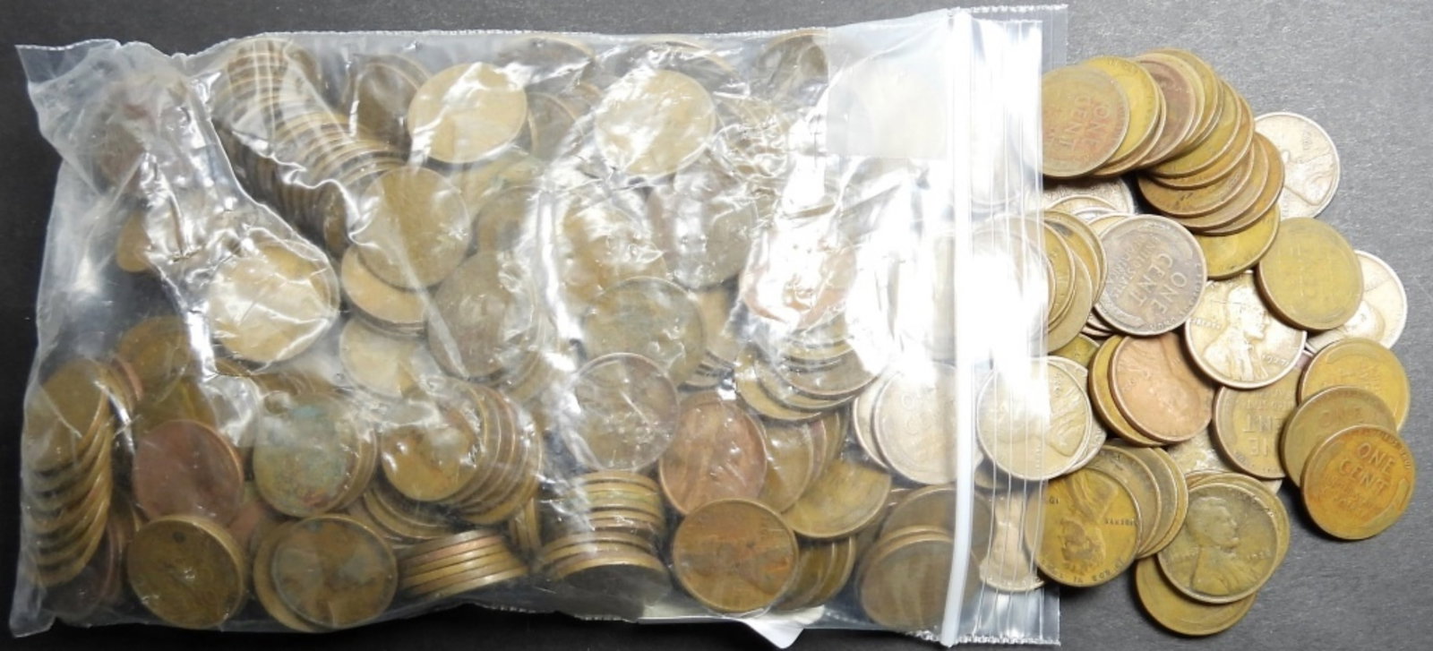 350 WHEAT CENTS (1920-1929) P-D-S: NICE CIRCS or BETTER