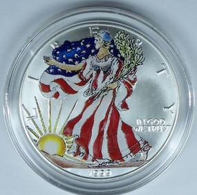 1999 COLORIZED AMERICAN SILVER EAGLE