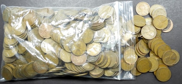 350 WHEAT CENTS (1920-1929) P-D-S
