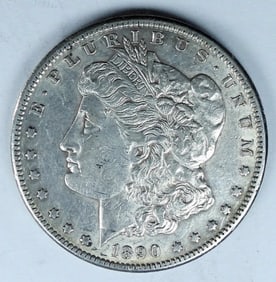 1890-CC MORGAN SILVER DOLLAR