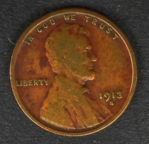 1913-S LINCOLN HEAD CENT