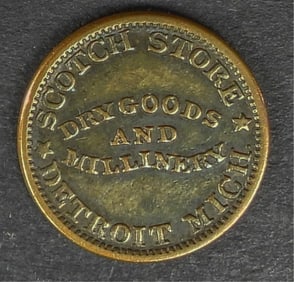 CIVIL WAR STORE TOKEN SCOTCH STORE