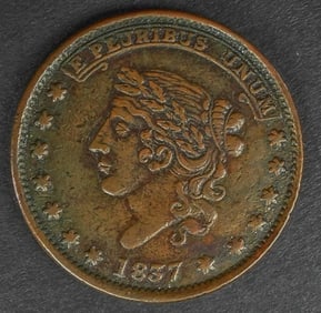 1837 SPECIE PAYMENT SUSPENDED TOKEN