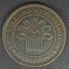 ALFRED WILLARD BOSTON HARD TIME TOKEN