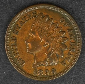 1890 INDIAN HEAD CENT