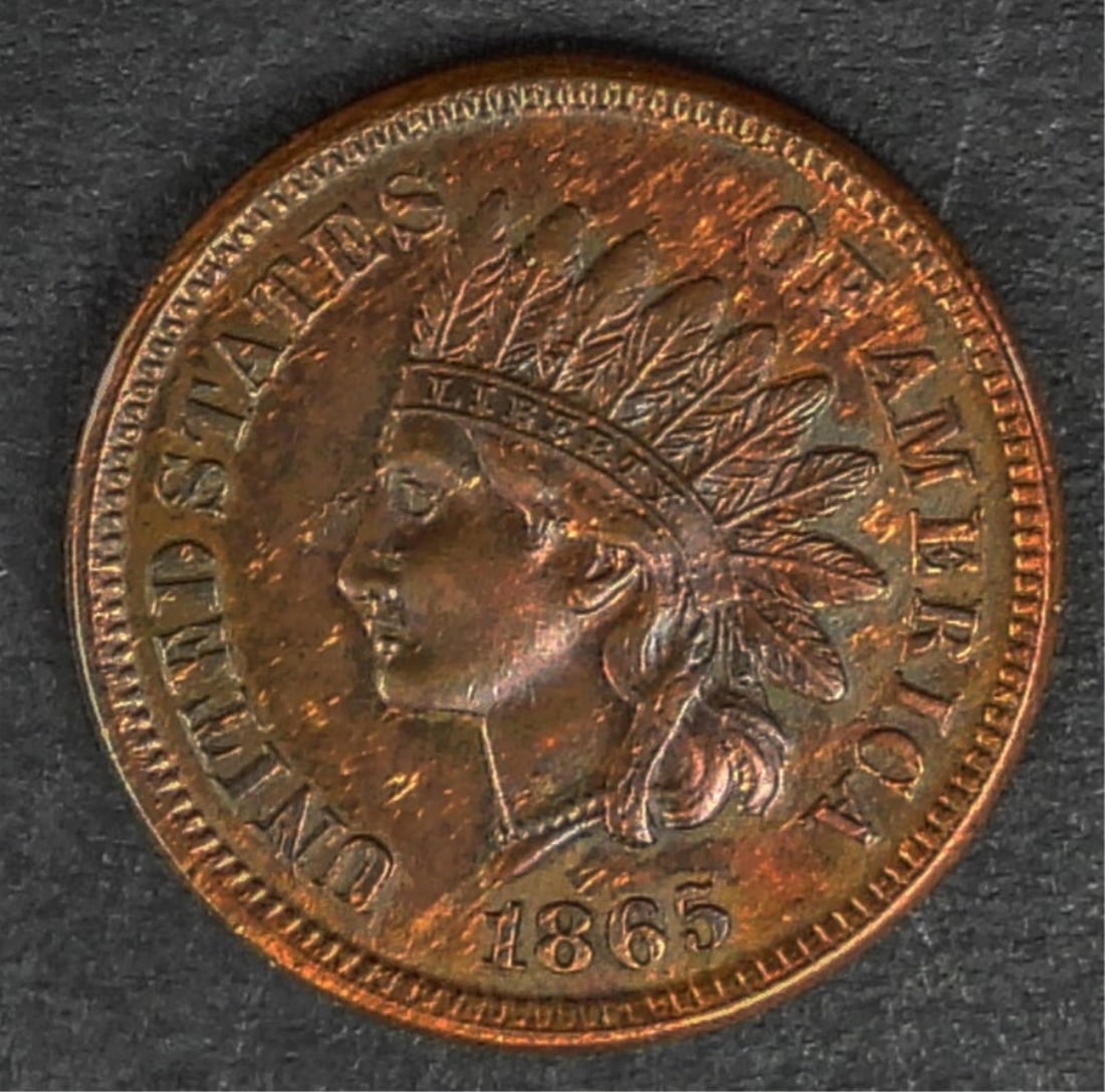 1865 INDIAN HEAD CENT (1 of 2)