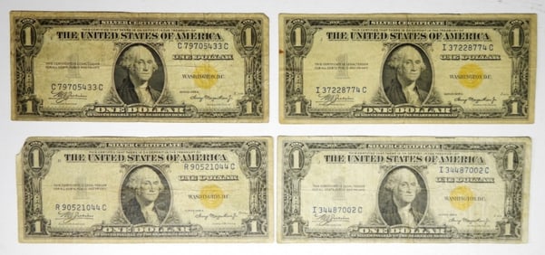 (4)1935 A $1 NORTH AFRICA SILVER CERTIFICATE