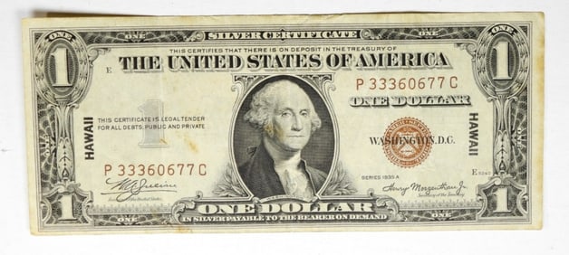 1935 A $1 FEDERAL RESERVE NOTE HAWAII