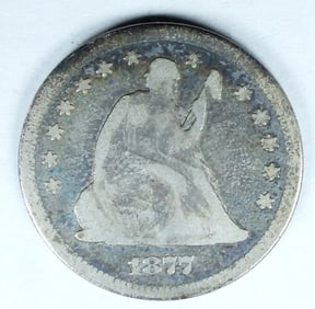 1877 SEATED QUARTER