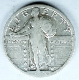 1918-S STANDING LIBERTY QUARTER