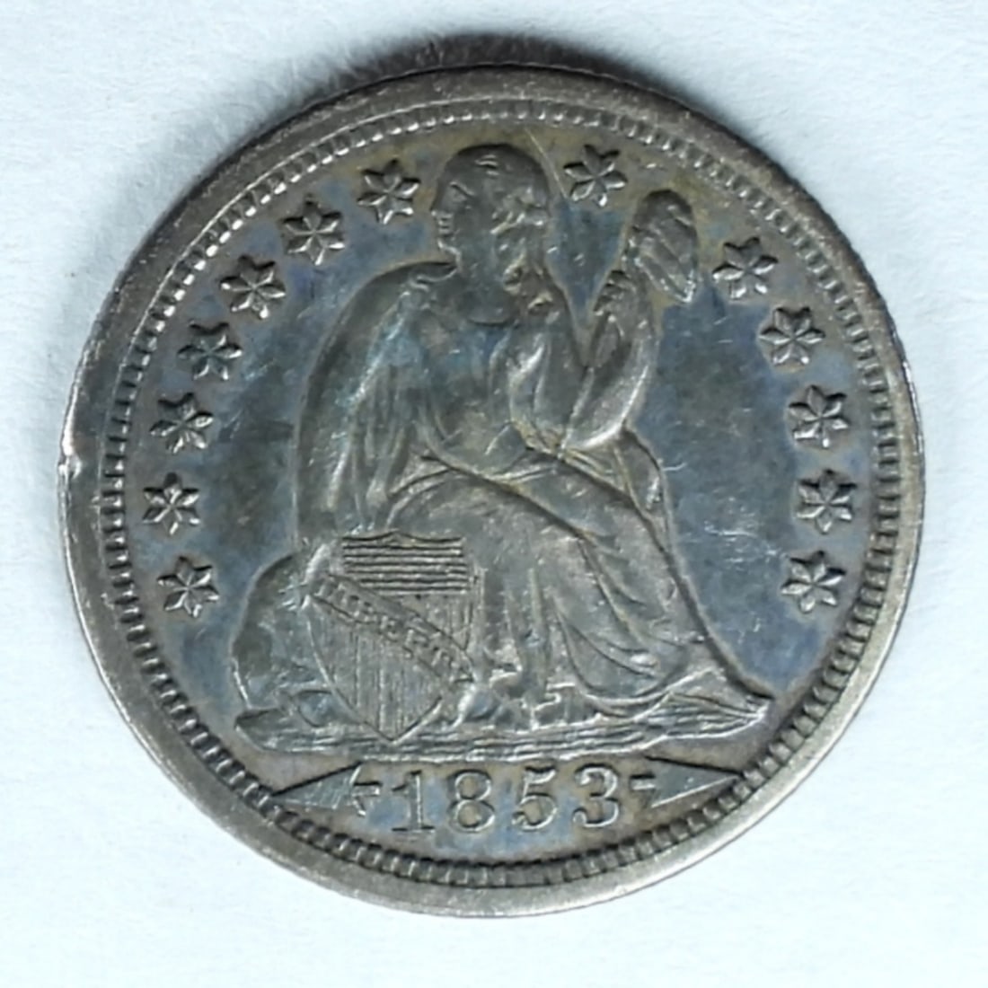 1853 SEATED DIME - KEY (1 of 2)