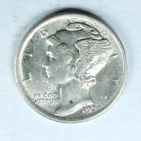1920 MERCURY DIME