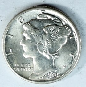 1935 MERCURY DIME