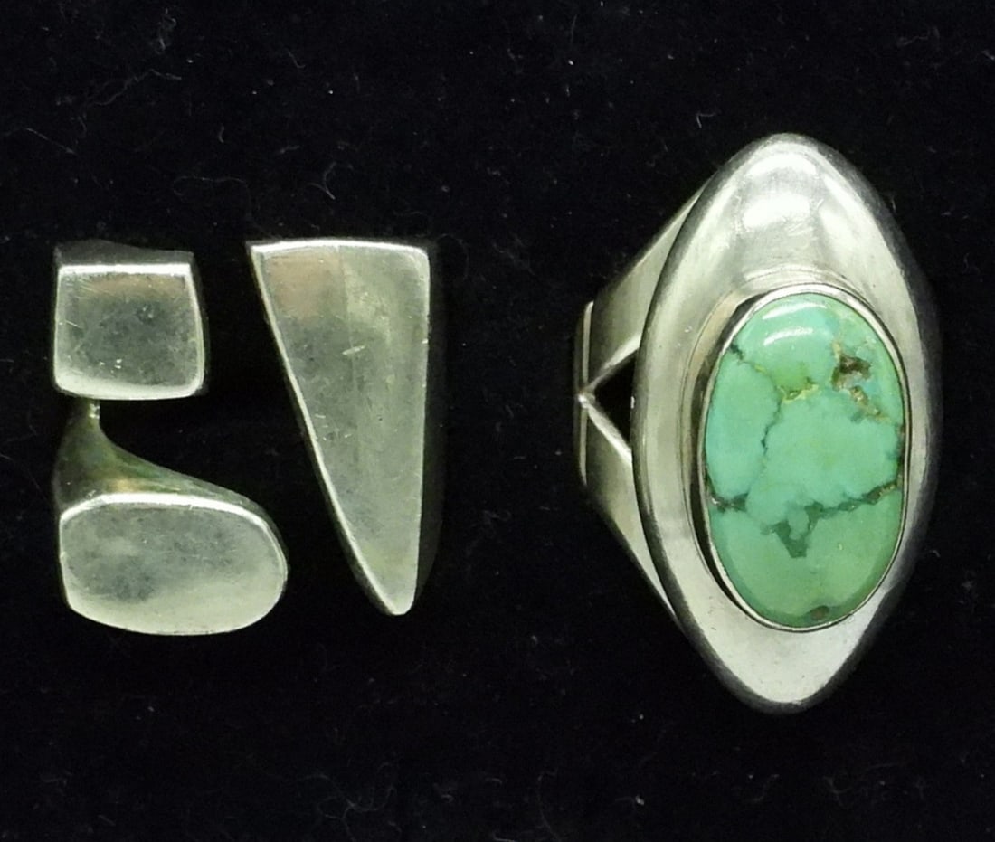 (2) CHUNKY STERLING RINGS (1 of 2)