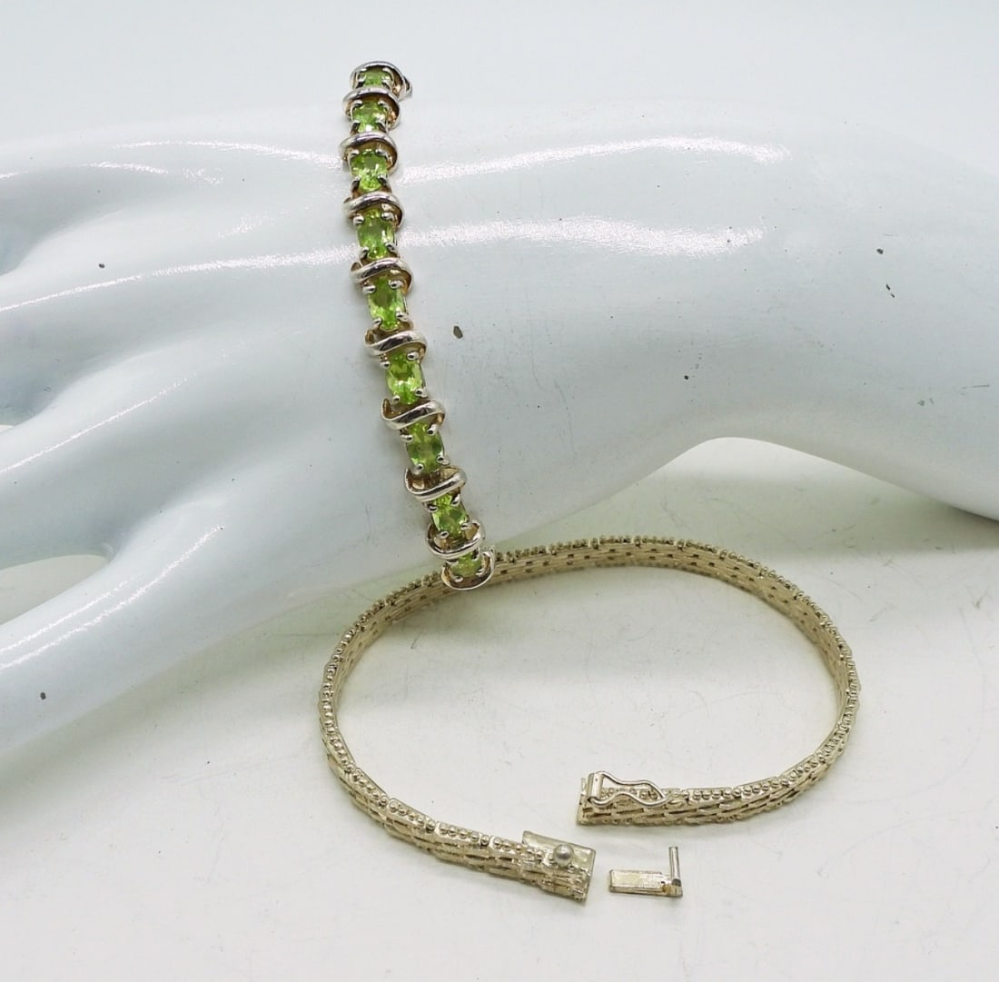 2 Sterling Vintage Fashion Bracelets (1 of 3)