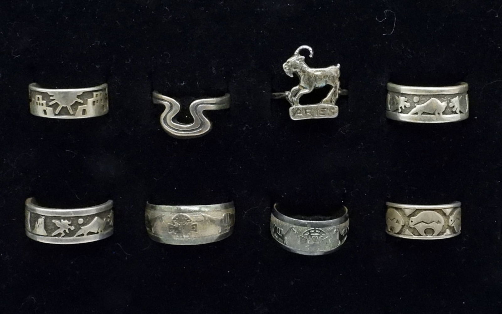 (8) STERLING RING/BANDS (1 of 1)