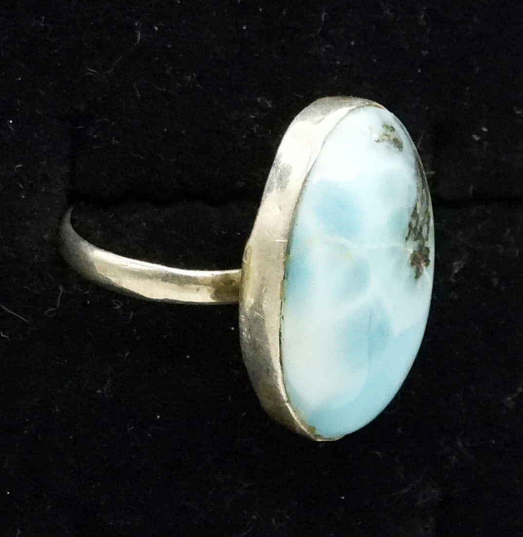 LARIMAR STERLING RING (1 of 3)