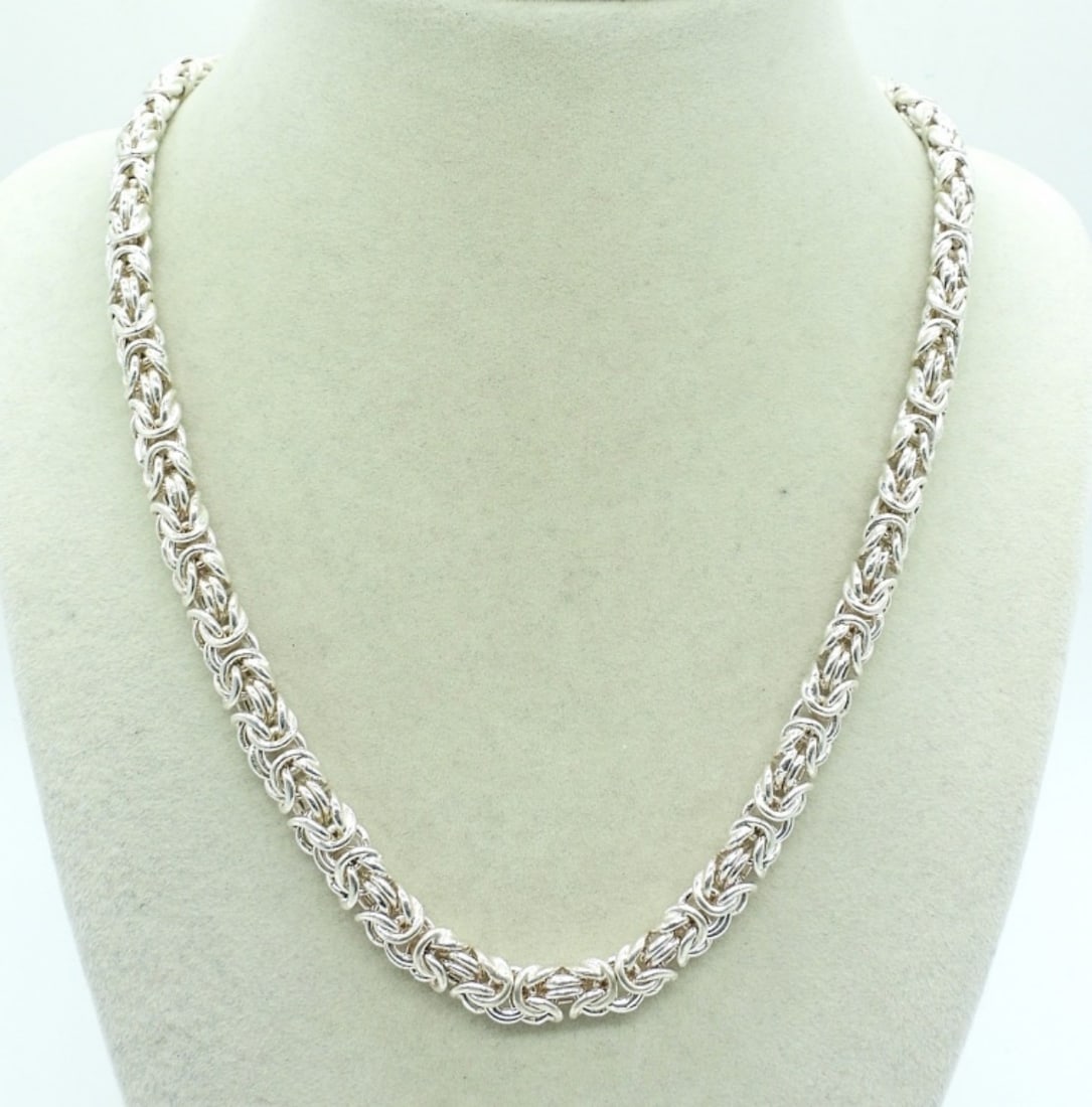 FANCY STERLING NECKLACE (1 of 2)