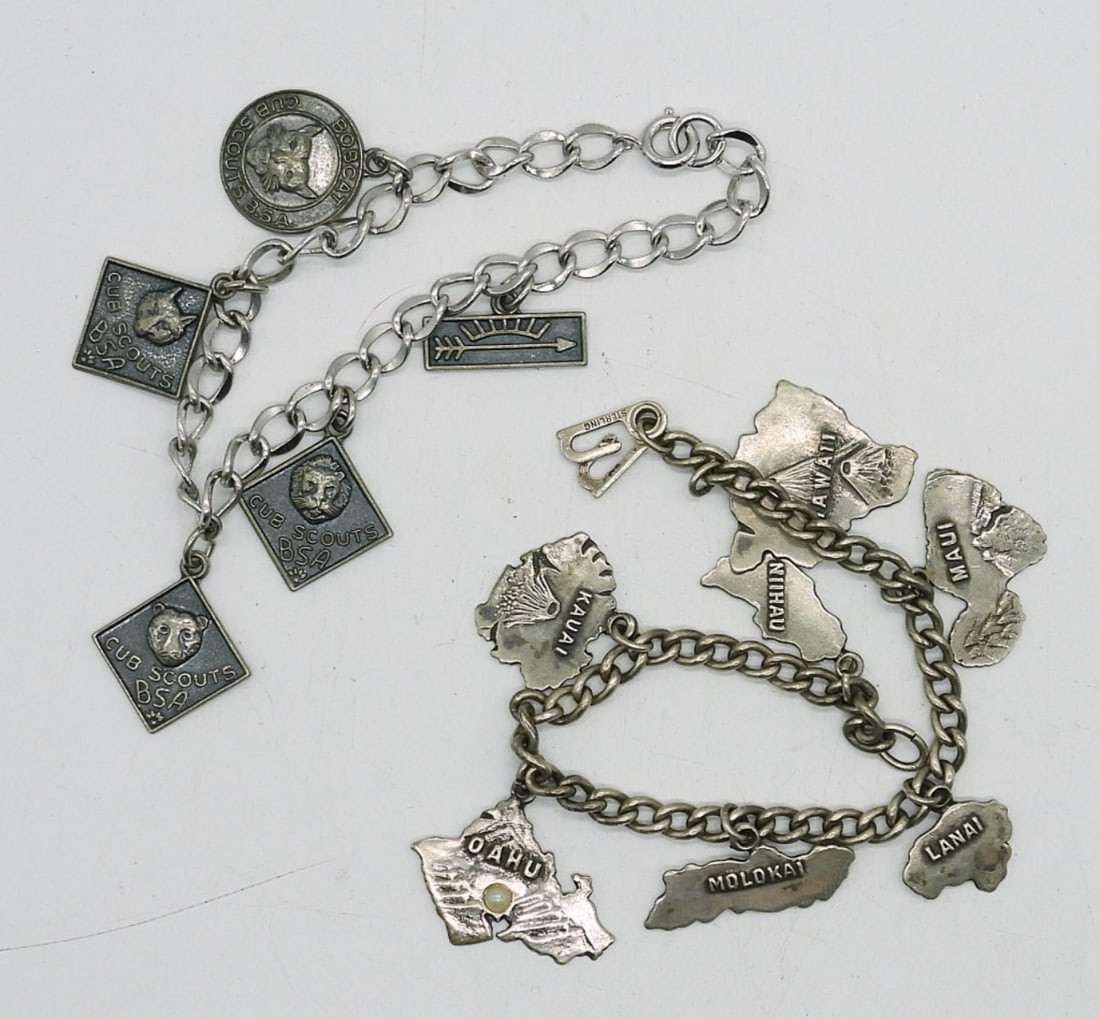 BOY SCOUT CHARM BRACELET & MORE 925 (1 of 1)