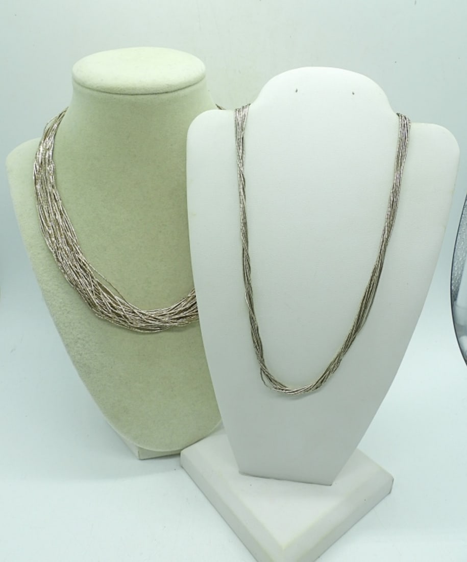 (2) VTG LIQUID STERLING NECKLACES (1 of 3)